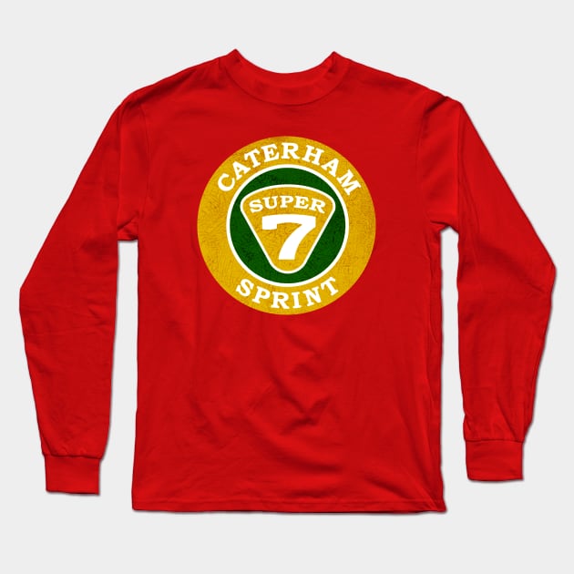 Caterham Super Sprint Long Sleeve T-Shirt by Midcenturydave